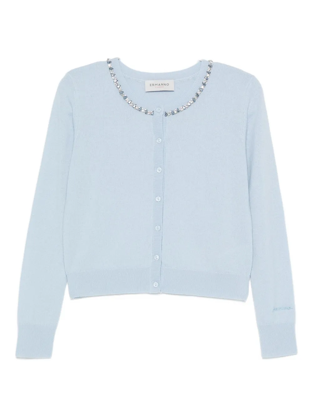 

Кардиган из шерстяной смеси Ermanno Firenze, синий