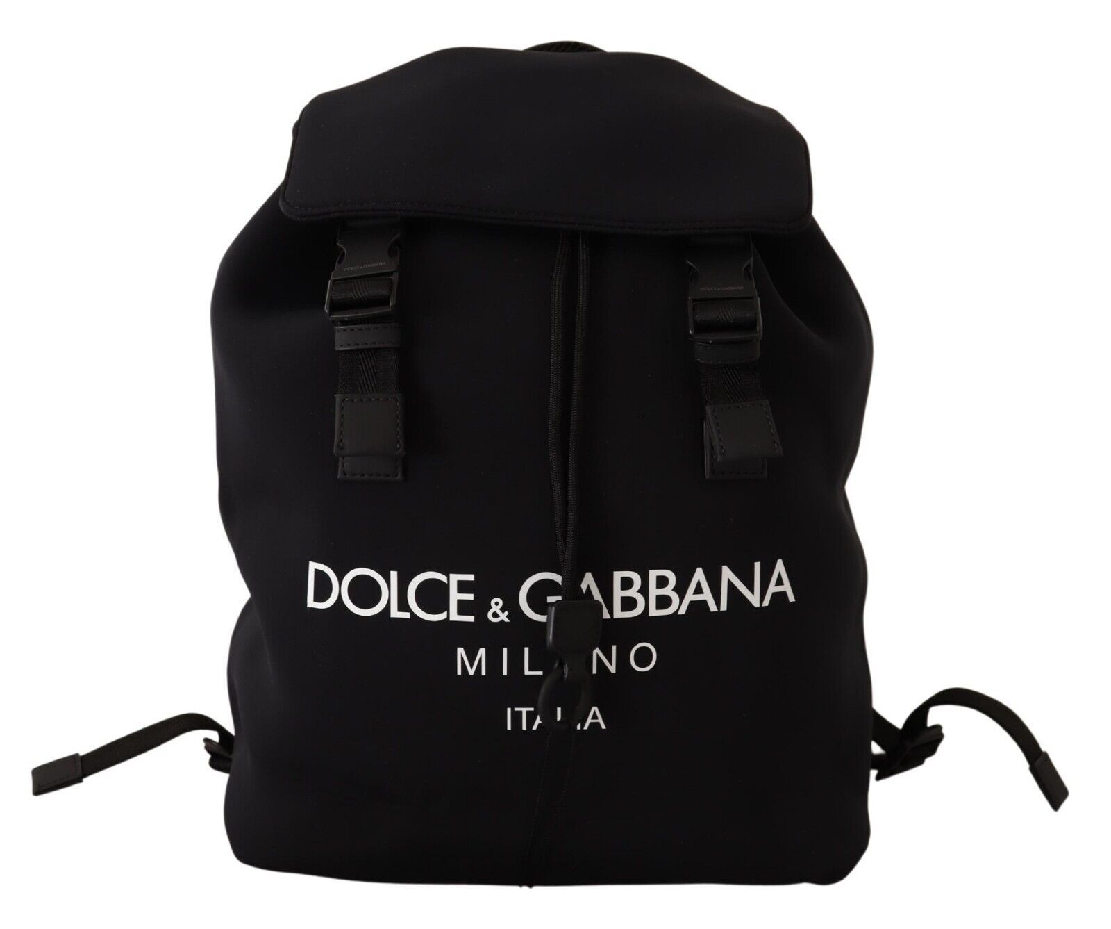 

Элегантный черный неопреновый мужской рюкзак Dolce & Gabbana