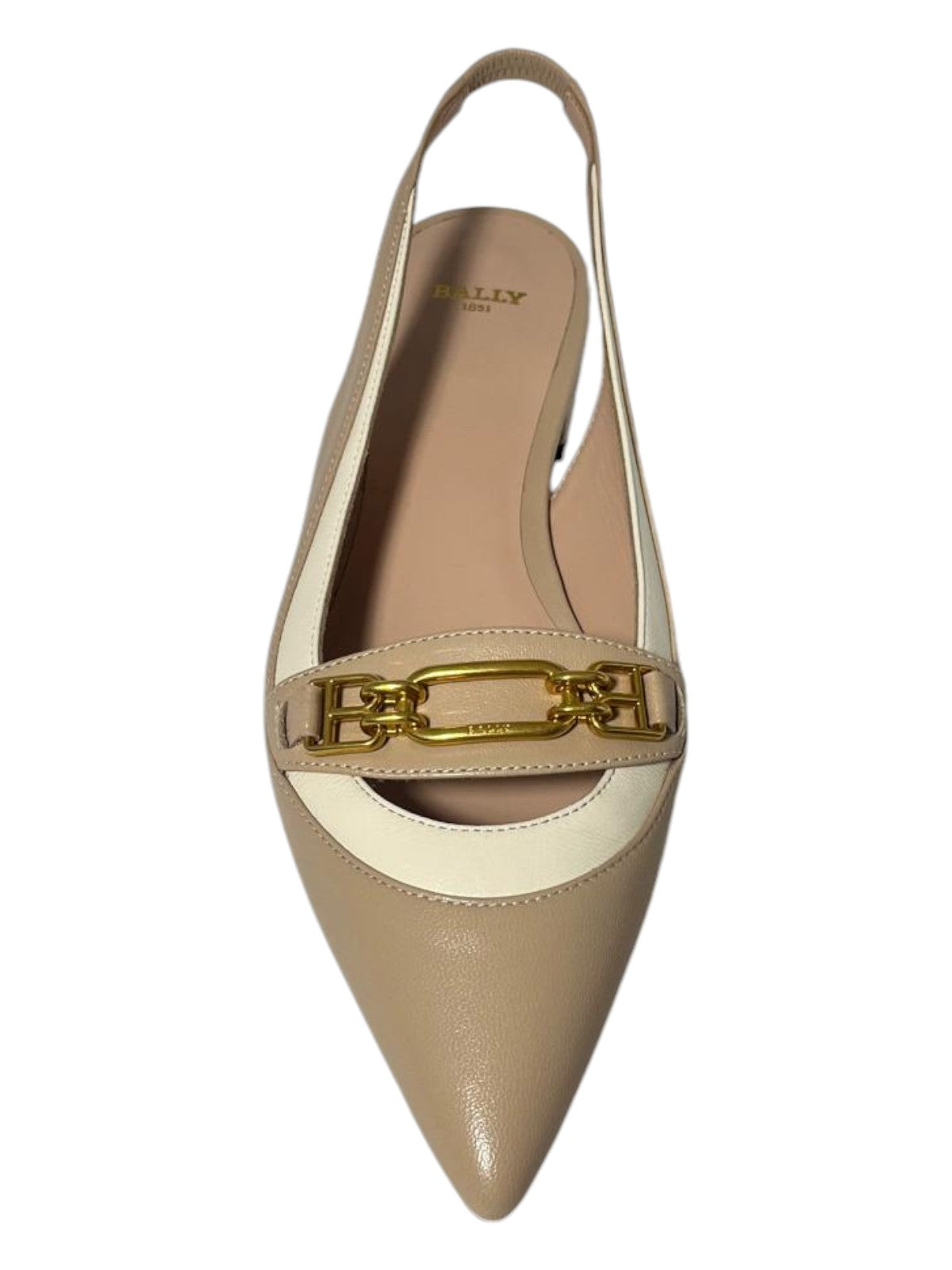 Женские туфли-лодочки Corda Flat от Bally Dianet 6238104, золотой — фото 3
