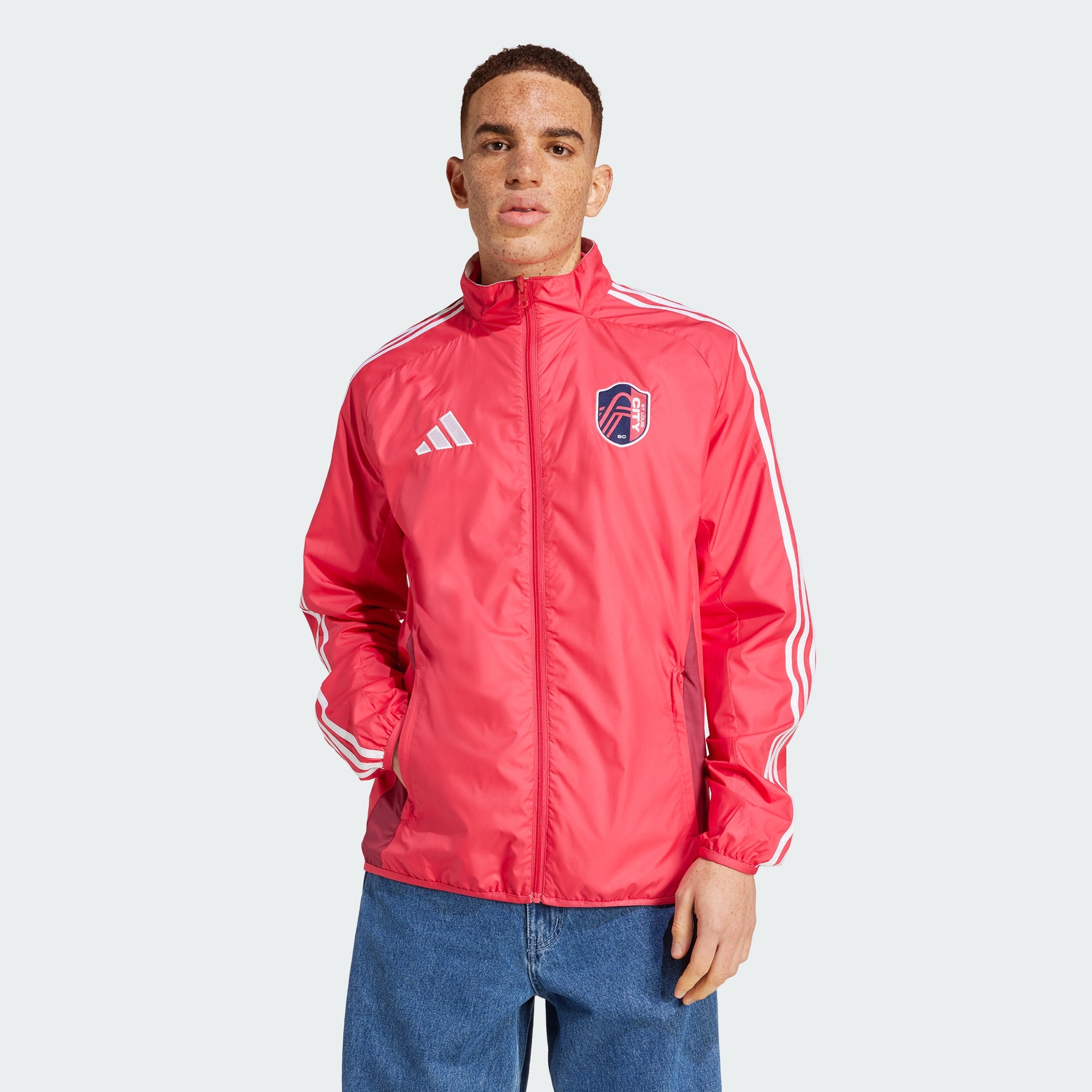 

Куртка St. louis city sc двусторонняя Adidas, power pink, Розовый, Куртка St. louis city sc двусторонняя Adidas, power pink