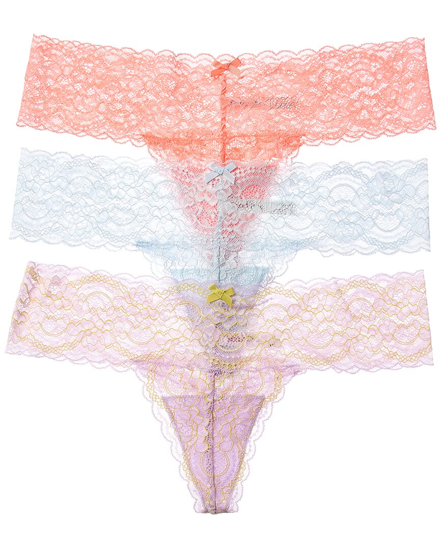 

Трусики-стринги Skarlett Blue 3pk Obsessed, серый