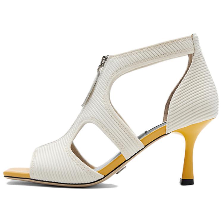 NINE WEST Женские сандалии на одной застежке высотой 7,5 см черные, цвет Black — фото 3