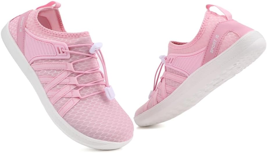 

Минималистичные мужские босоножки для мужчин, женские с широкой передней частью, трейл-раннер, нулевая разница в подошве, модные кроссовки Dinint, розовый