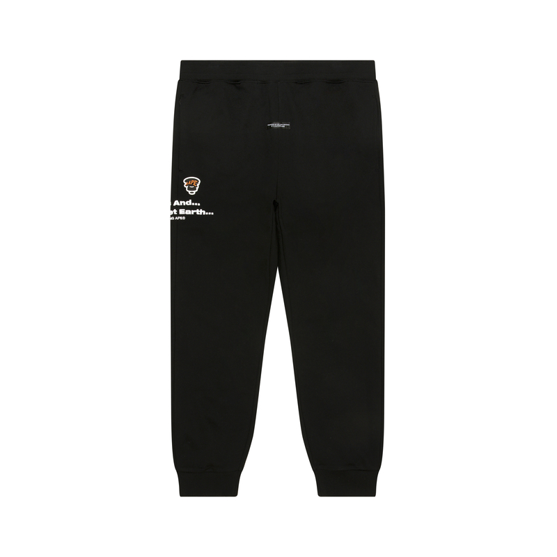 

Брюки спортивные с вышитой эмблемой *A Bathing APE Logo Aape, черный