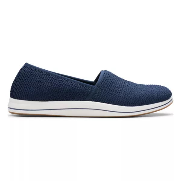 Женские кроссовки Cloudsteppers Breeze Stretch без застежек Clarks, синий — фото 3