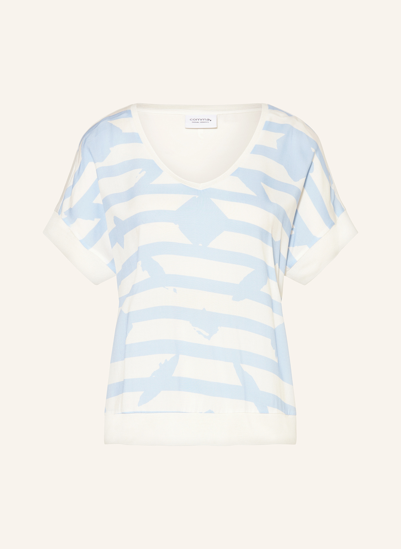 

Блузка рубашка Comma Casual Identity, мультиколор