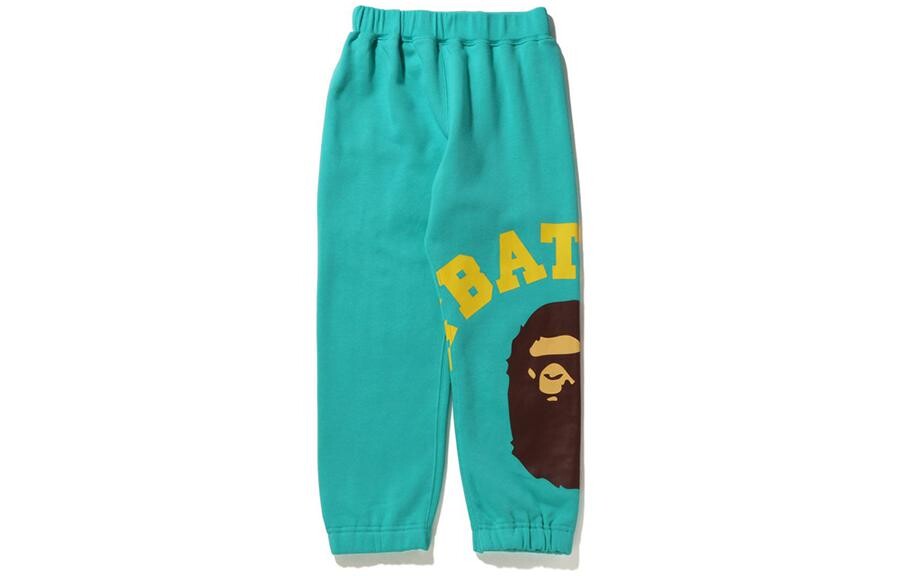 

Детские трикотажные спортивные штаны A Bathing Ape, зеленый