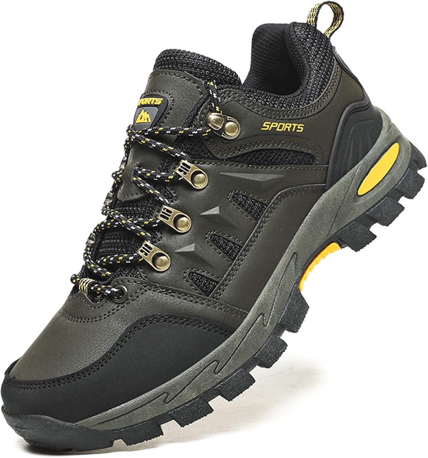 

Мужские и женские водонепроницаемые походные кроссовки, противоскользящие, дышащие, для скалолазания, для активного отдыха, удобные, легкие, для путешествий, кемпинга и прогулок Dzbajrqm, зеленый