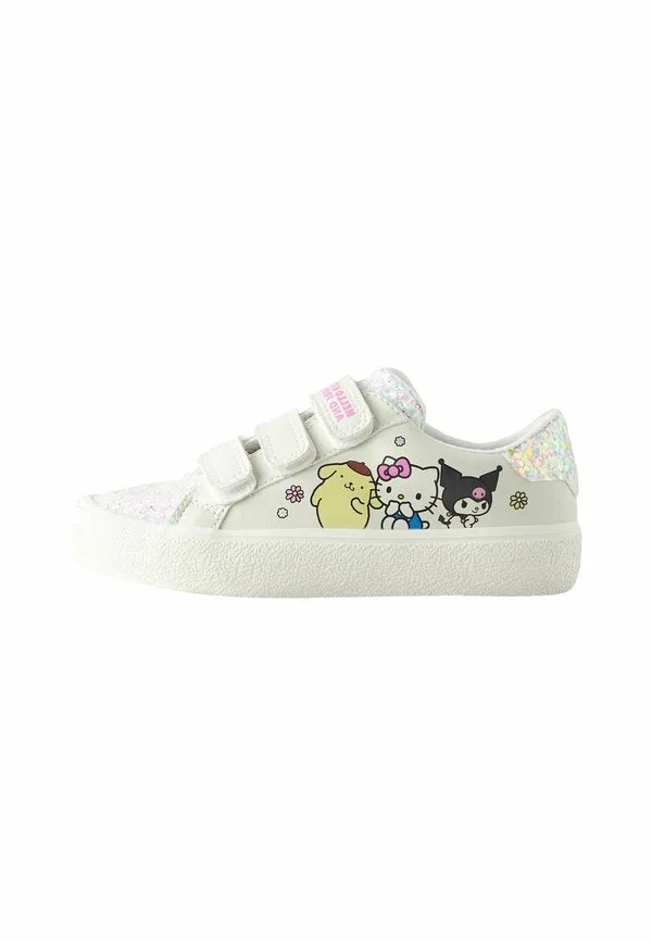 Стандартная посадка, кроссовки hello kitty friends с застежкой-липучкой Next, White