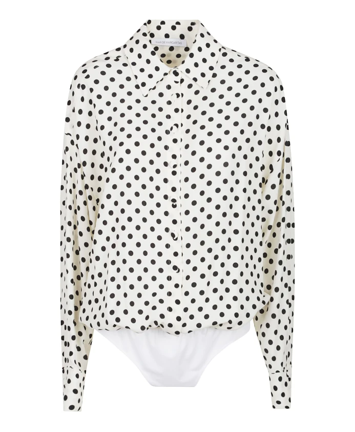 

Топ боди в горошек Mar De Margaritas, мультиколор