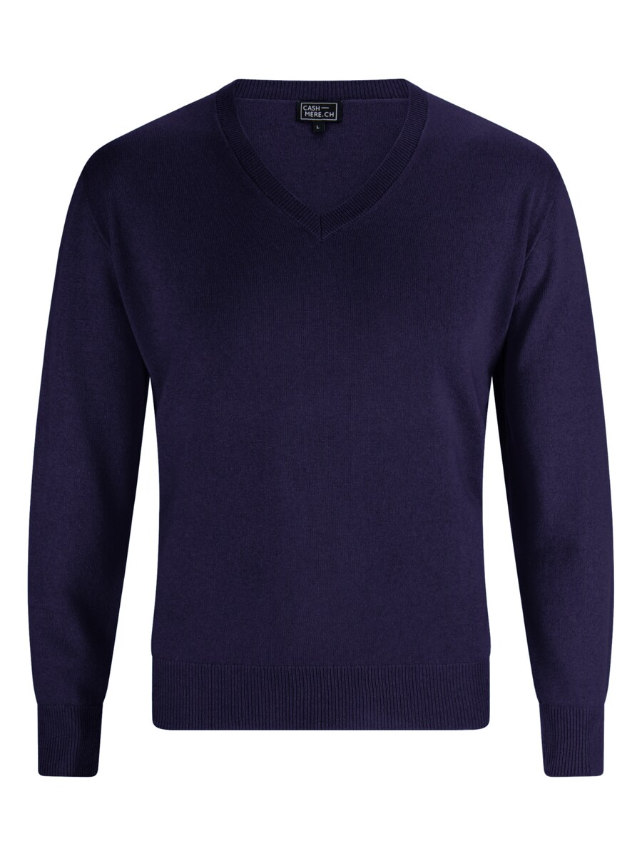 

Свитер с v-образным вырезом CASH-MERE.CH Sweater, морской синий