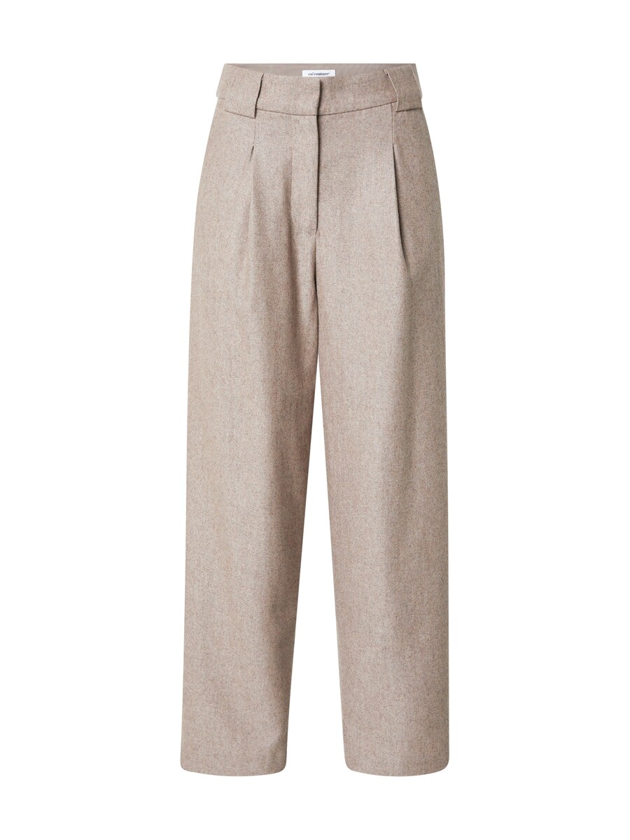 

Свободные брюки со складками спереди co'couture, бежевый