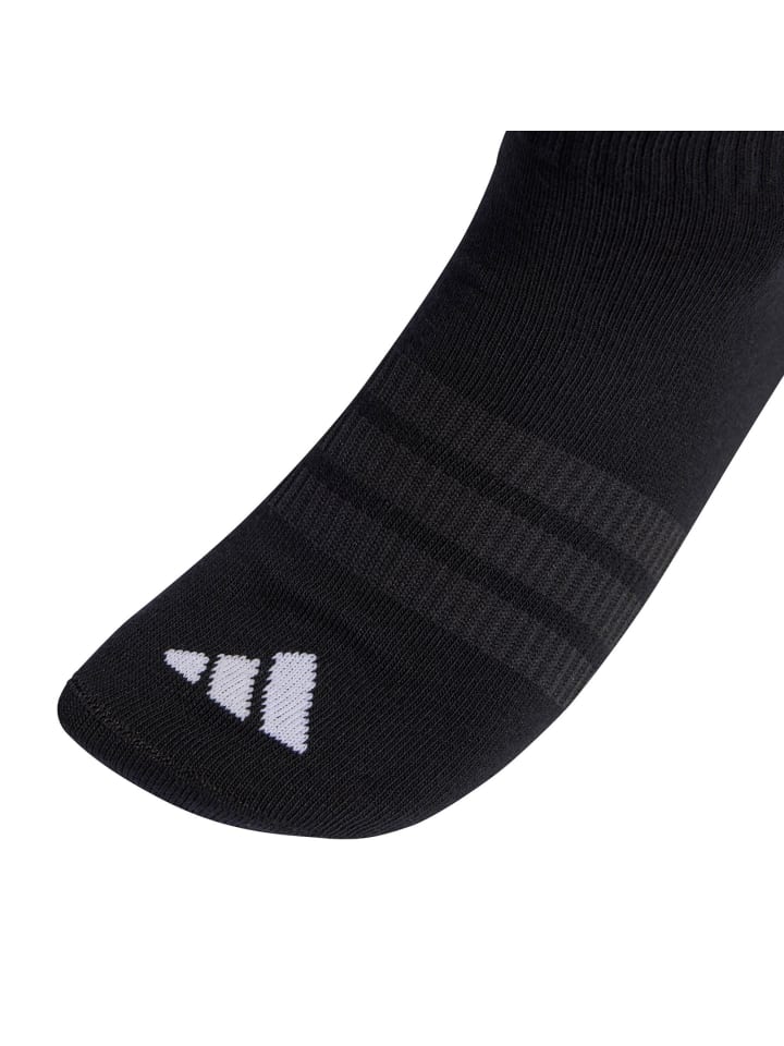 Adidas Носки, упаковка из 9 пар, черно-серо-белые — фото 4
