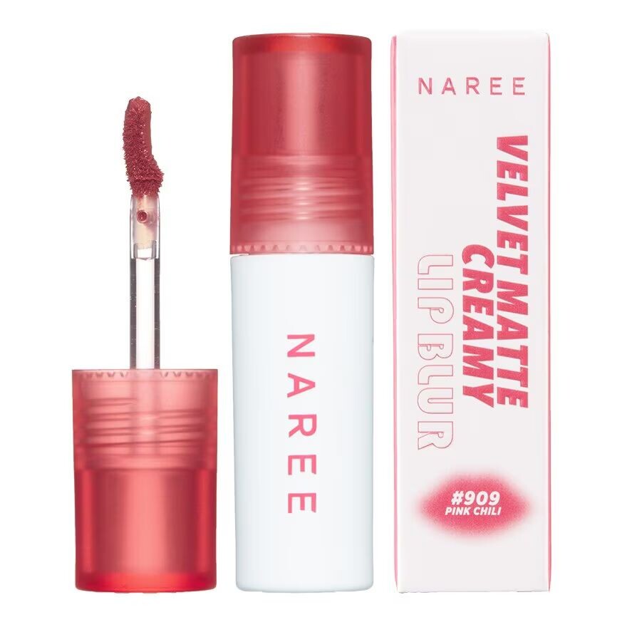 

Naree Бархатные матовые кремовые флюиды для губ 3г. 909 Розовый перец чили, Pink Chili