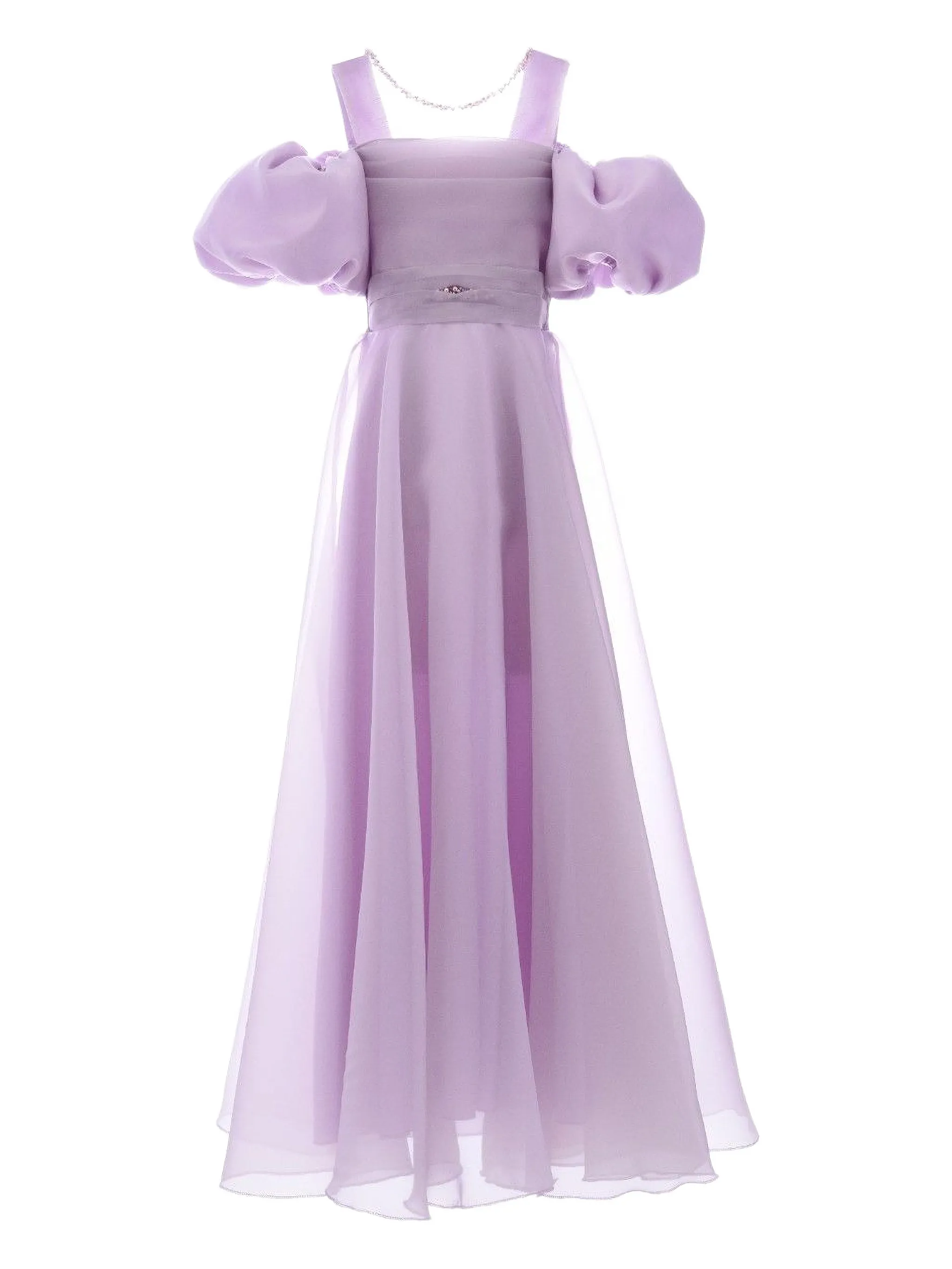 

Платье с пышными рукавами Tulleen, фиолетовый