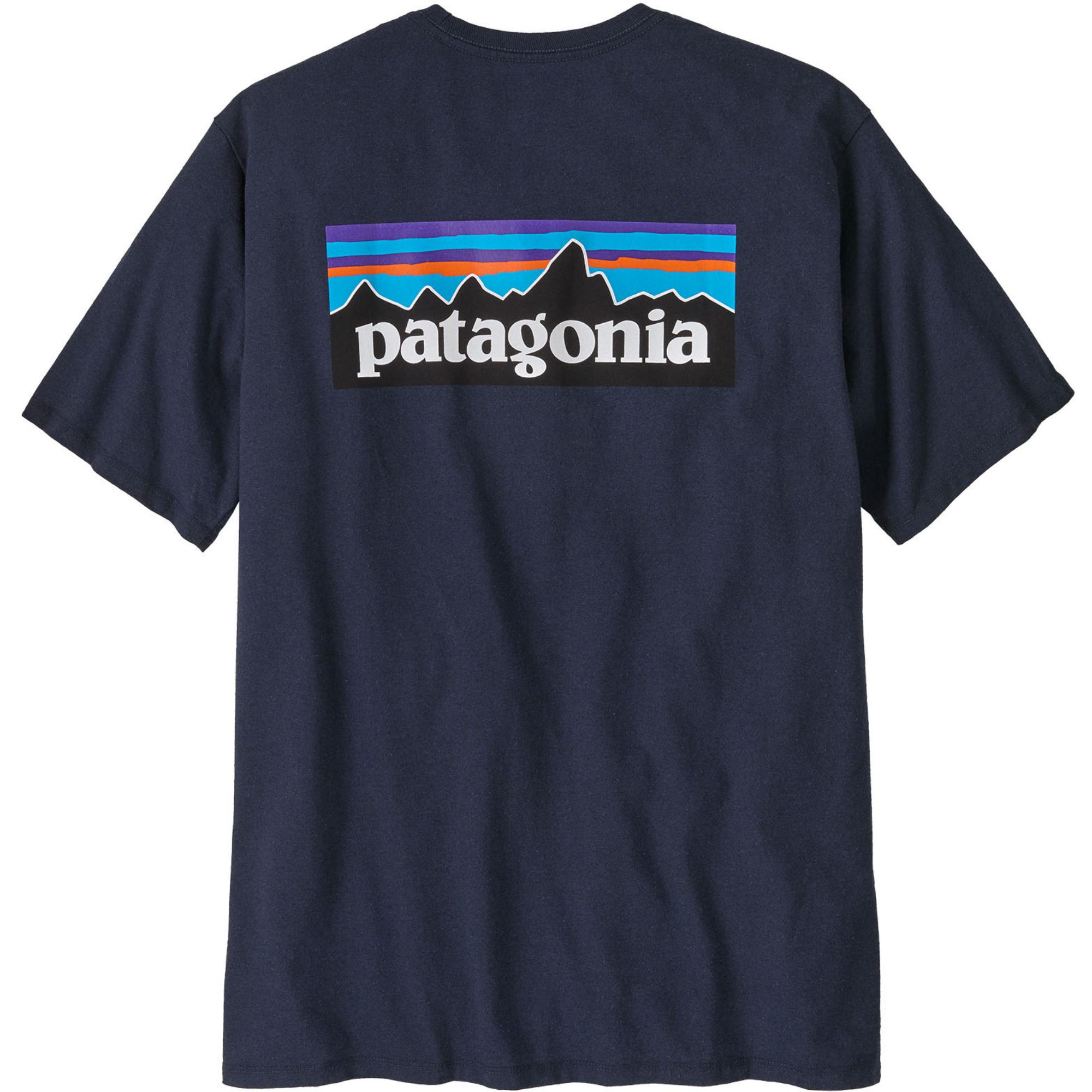 Мужская футболка с логотипом P-6 Responsibili. Patagonia, New Navy — фото 3