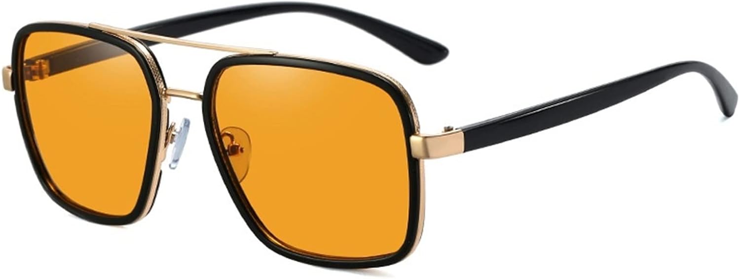 

GAOXIN Модные солнцезащитные очки в крупной оправе для мужчин и женщин, с защитой от УФ-излучения UV400, для использования на открытом воздухе и на пляже (Цвет: D, Размер: Средний), D