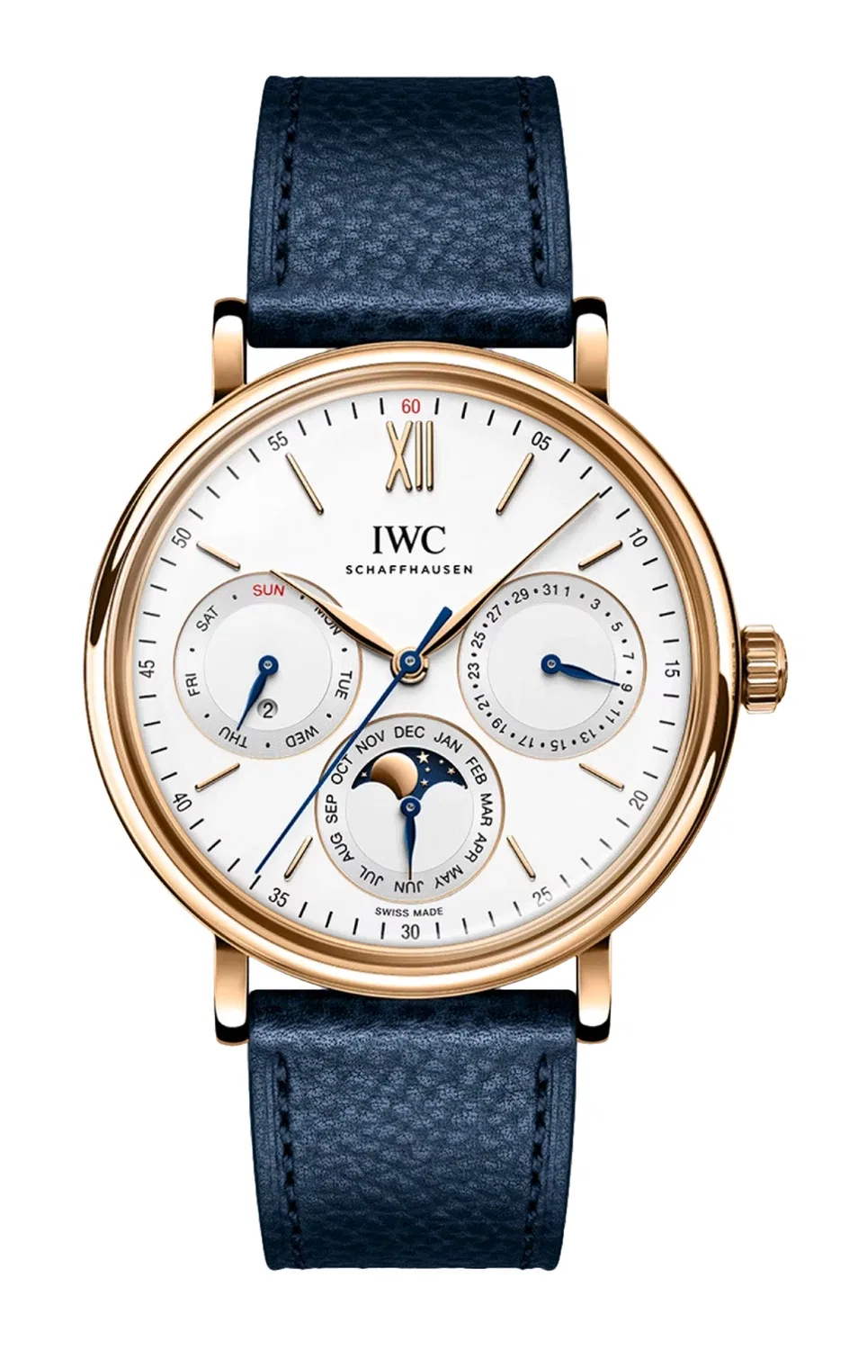 ПОРТОФИНО ВЕЧНЫЙ КАЛЕНДАРЬ - IW344602 IWC SCHAFFHAUSEN, золотой