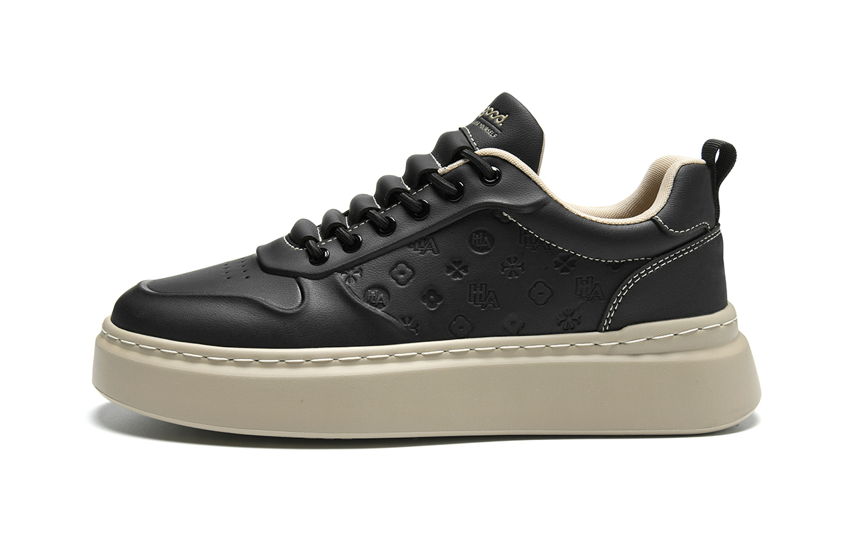 

HLA Мужские лоу-топ скейтборд кроссовки черные, цвет Black