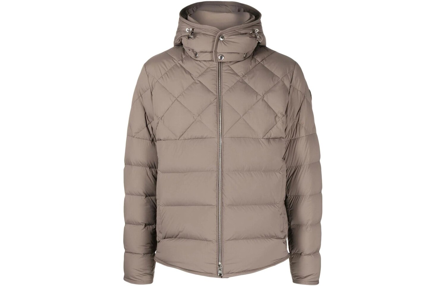 

Пуховик мужской коричневый Moncler