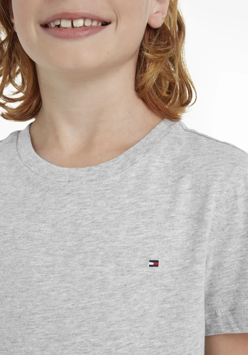 Футболка Tommy Hilfiger "BOYS BASIC CN KNIT", для мальчиков, цвет Grau-Meliert — фото 3