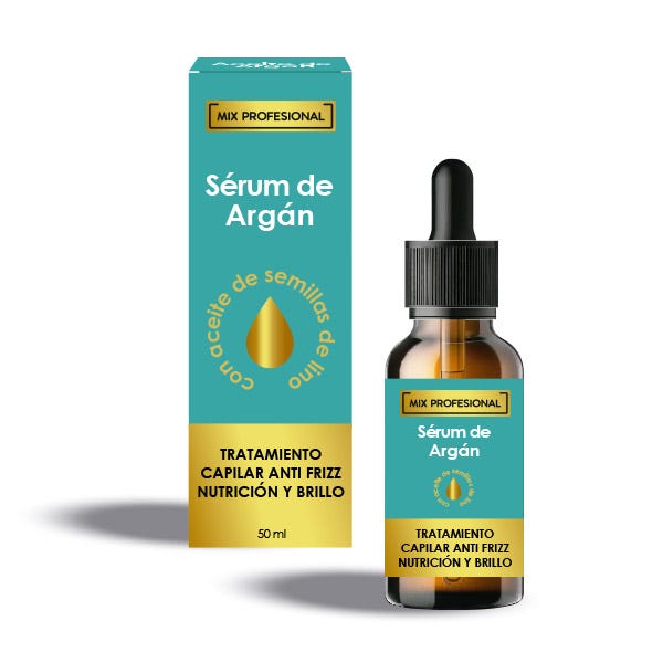 

Сыворотка для волос с аргановым маслом и семенами льна: блеск, мягкость и защита ваших волос MIX, 50 мл