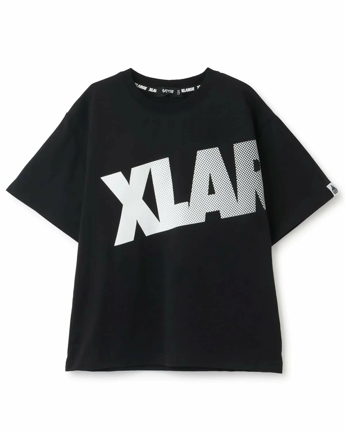 Футболка с короткими рукавами и градиентным логотипом XLARGE KIDS, Black