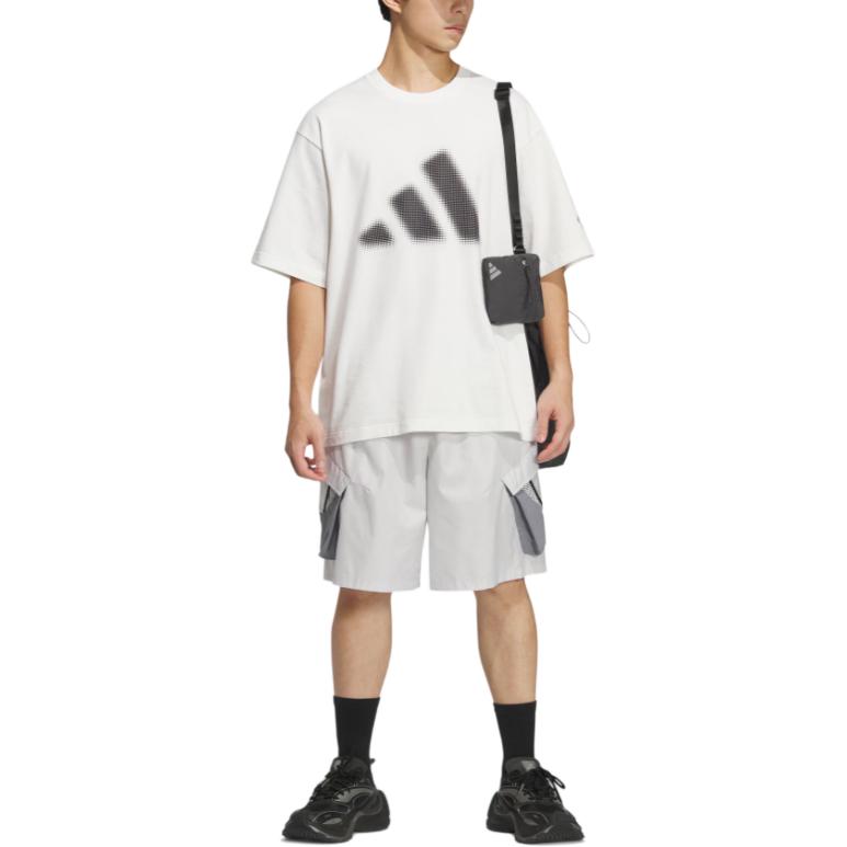 Футболка FOS SS25 с коротким рукавом Adidas, ярко-белый — фото 3