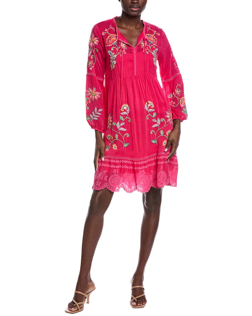 

Платье Джонни Уэса Тейроса Johnny Was, красный