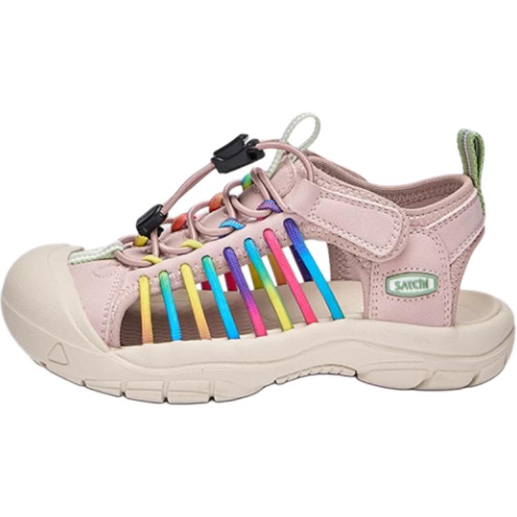 Износостойкие дышащие детские сандалии Kids' Satchi, зеленый — фото 3