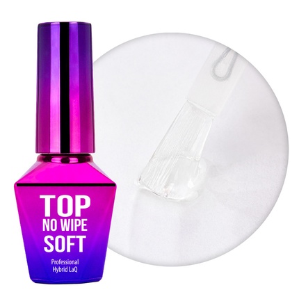 

Лак для ногтей Top No Wipe Soft Top Clear 10g A Highquality Top Coat