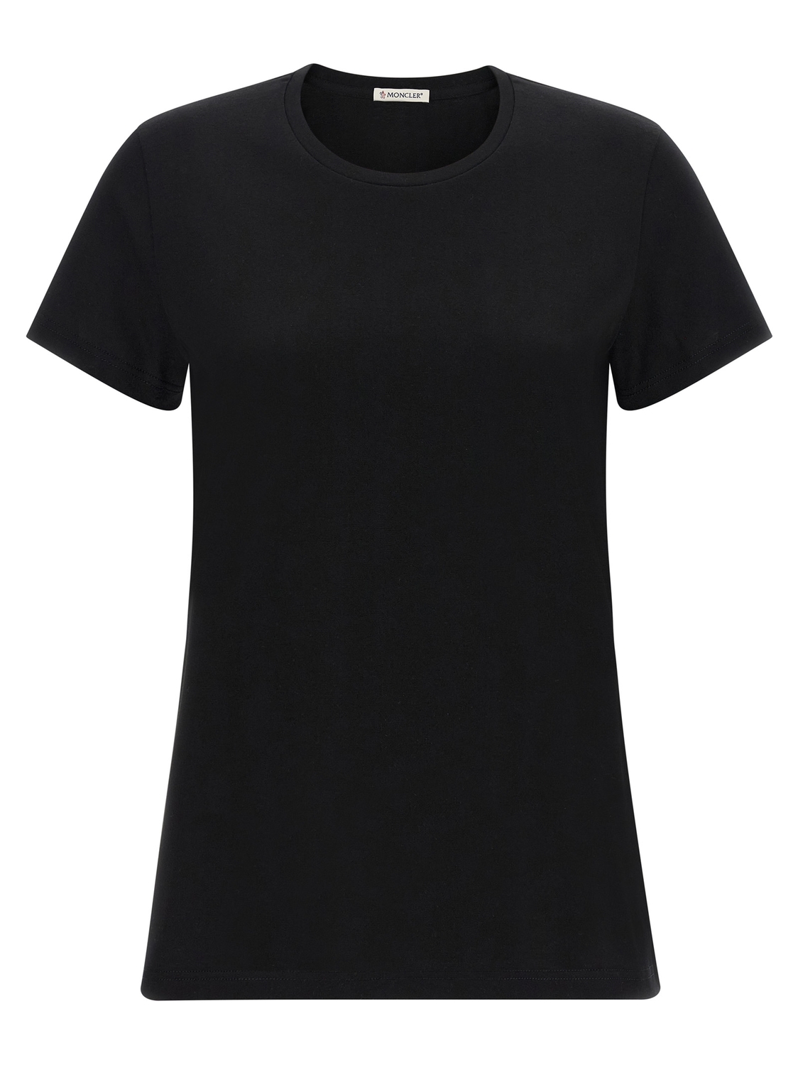

Футболка с нашивкой-логотипом MONCLER, черный