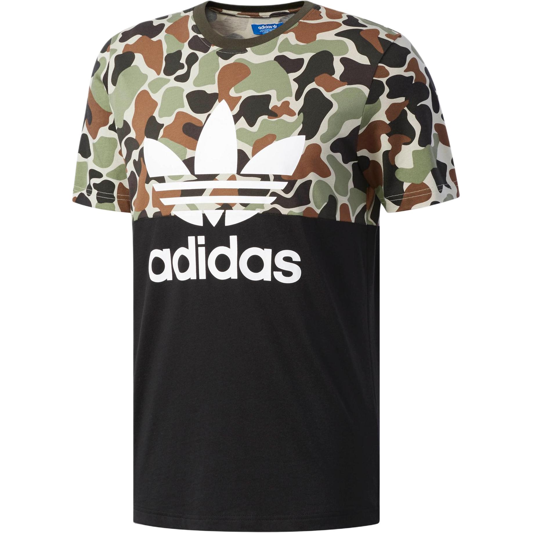 Футболка мужская разноцветная/черная Adidas Originals — фото 2