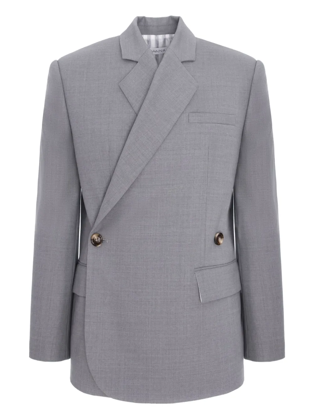 

Двубортный блейзер LIMA Cuanna, серый