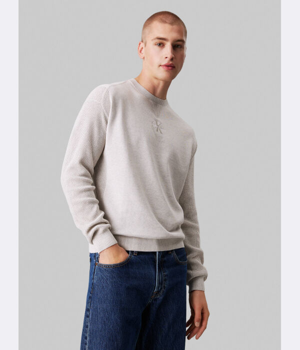 

Свитер Calvin Klein Jeans Regular Fit, серый