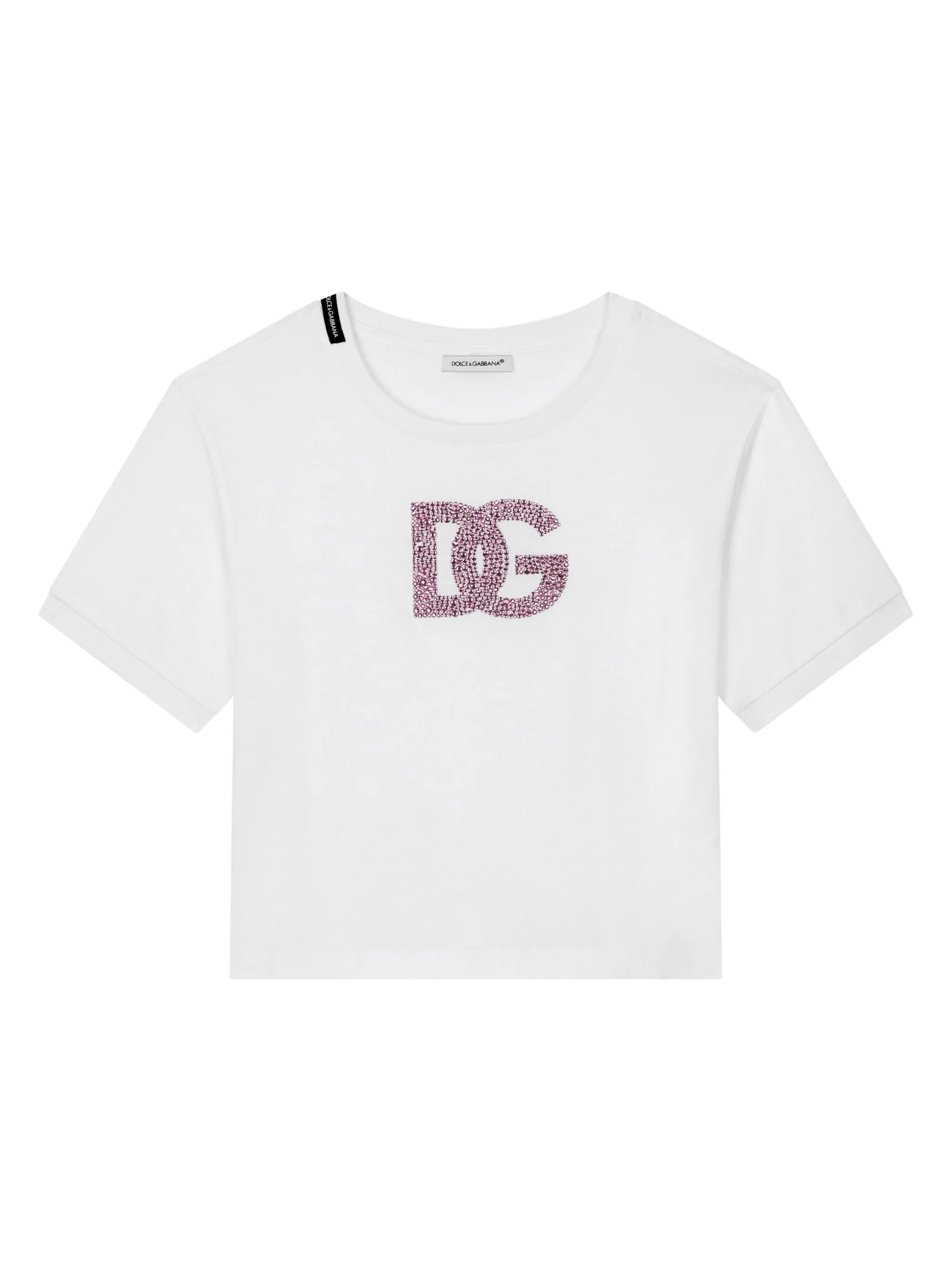 

Футболка с логотипом Dolce & Gabbana Kids, белый