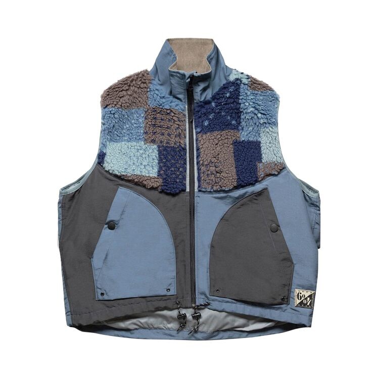 

Жилет Kapital x TUGIHAGI Fleece Hutte Vest Navy, синий