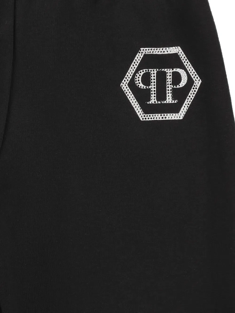 Спортивные брюки с логотипом Philipp Plein Junior, черный — фото 3