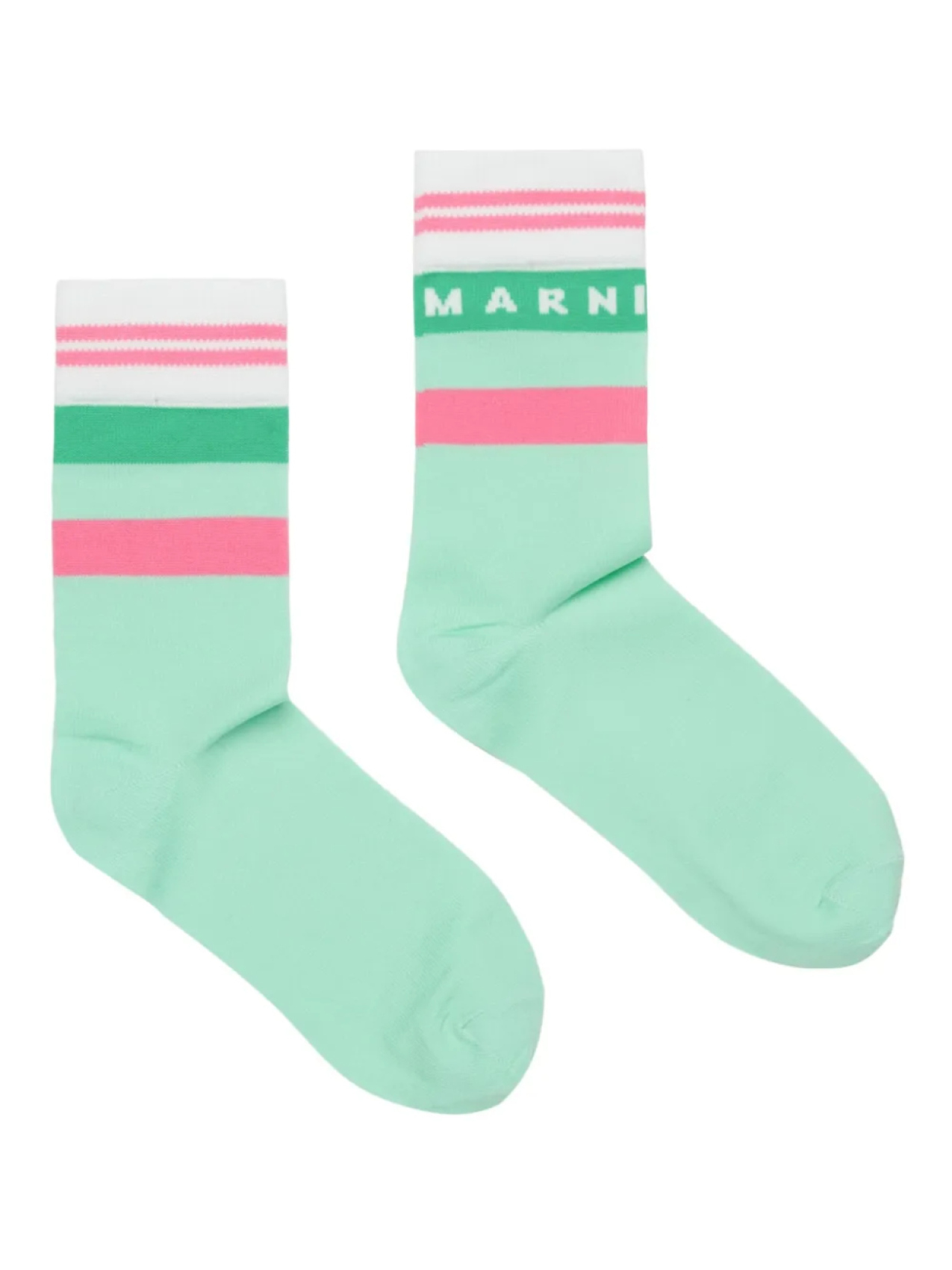

Носки с логотипом Marni Kids, зеленый