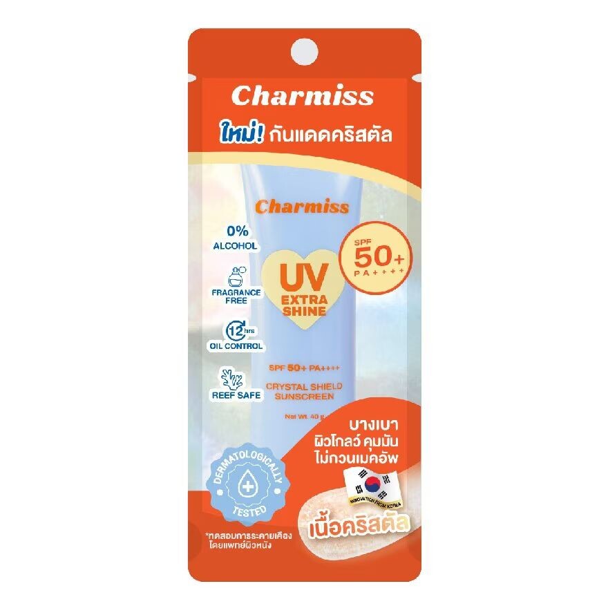 

Charmiss Солнцезащитный крем UV Extra Shine Crystal Shield SPF50+ PA++++ 40 г, White