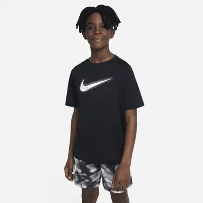 Топ Nike Multi, черный/белый