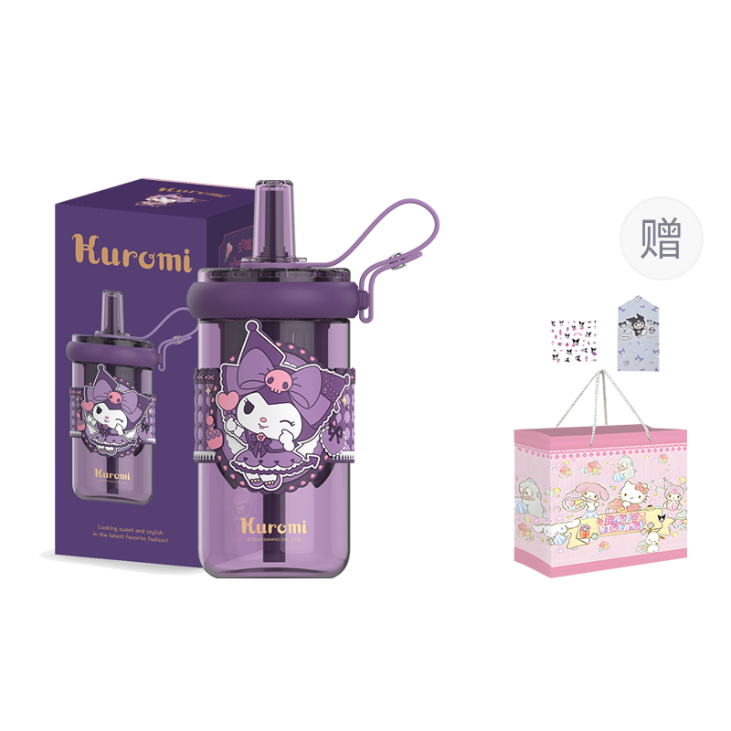 

Sanrio Хелло Китти, коллаборация, Куро Ми, Синнаморолл, коллекция, пластиковый стакан с трубочкой 660 мл