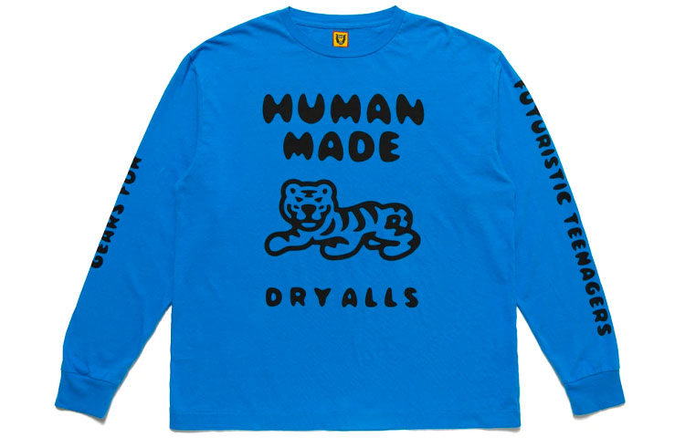 

HUMAN MADE Футболка унисекс синие