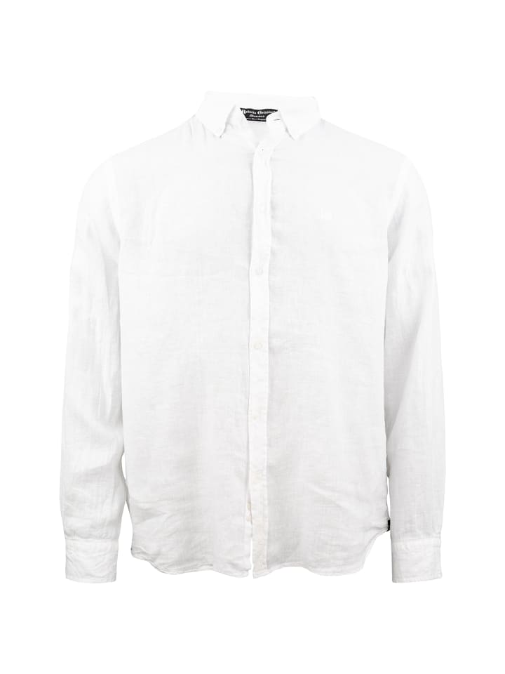 

Roberto Geissini Белая рубашка в льняном стиле