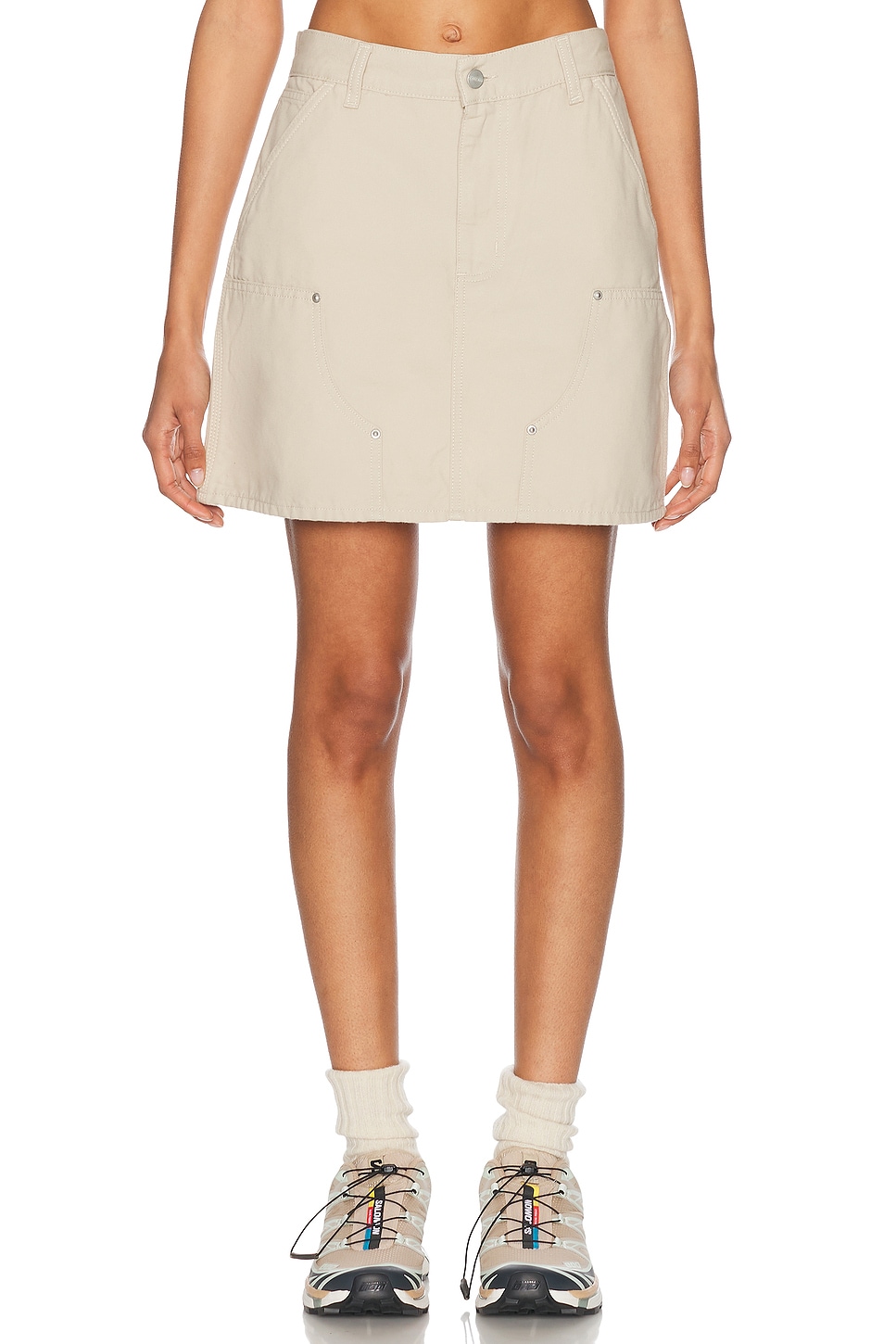 

Мини-юбка Maeve с двойными накладками на коленях Carhartt Wip, Fleur De Sel