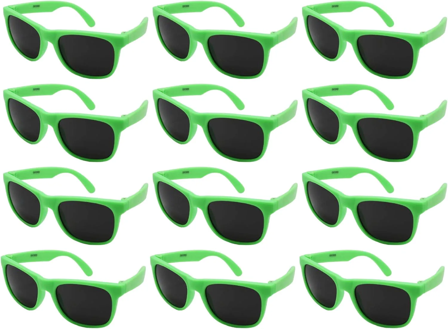 

Солнцезащитные очки EDGEIWEAR в стиле 80-х с неоновым дизайном для вечеринок взрослых, сертифицированные по стандарту CPSIA, не содержат свинца (Pb), Green