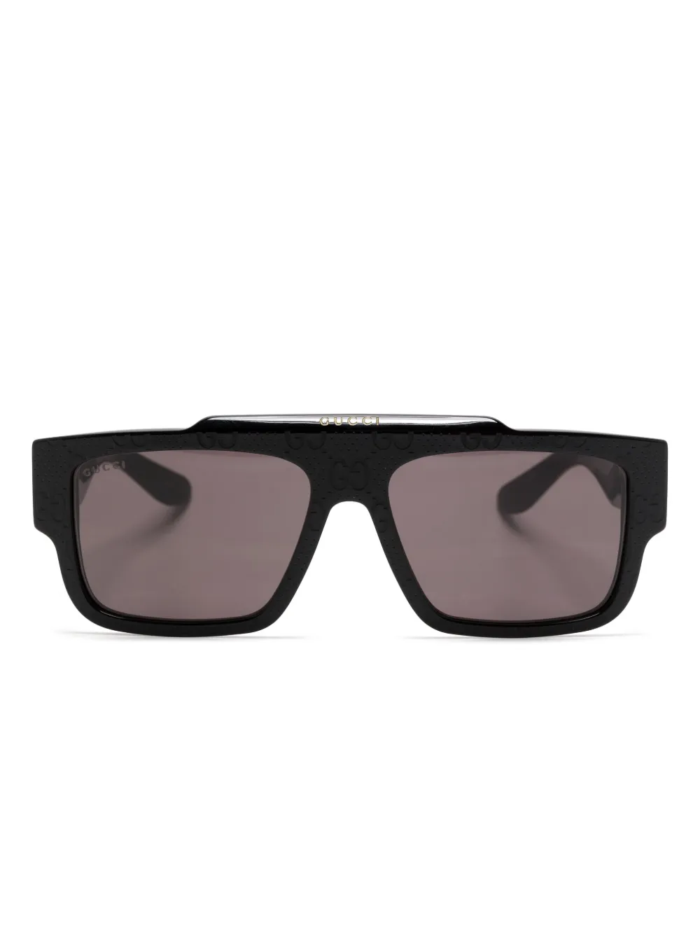 

Солнцезащитные очки Guccissima в квадратной оправе Gucci Eyewear, черный
