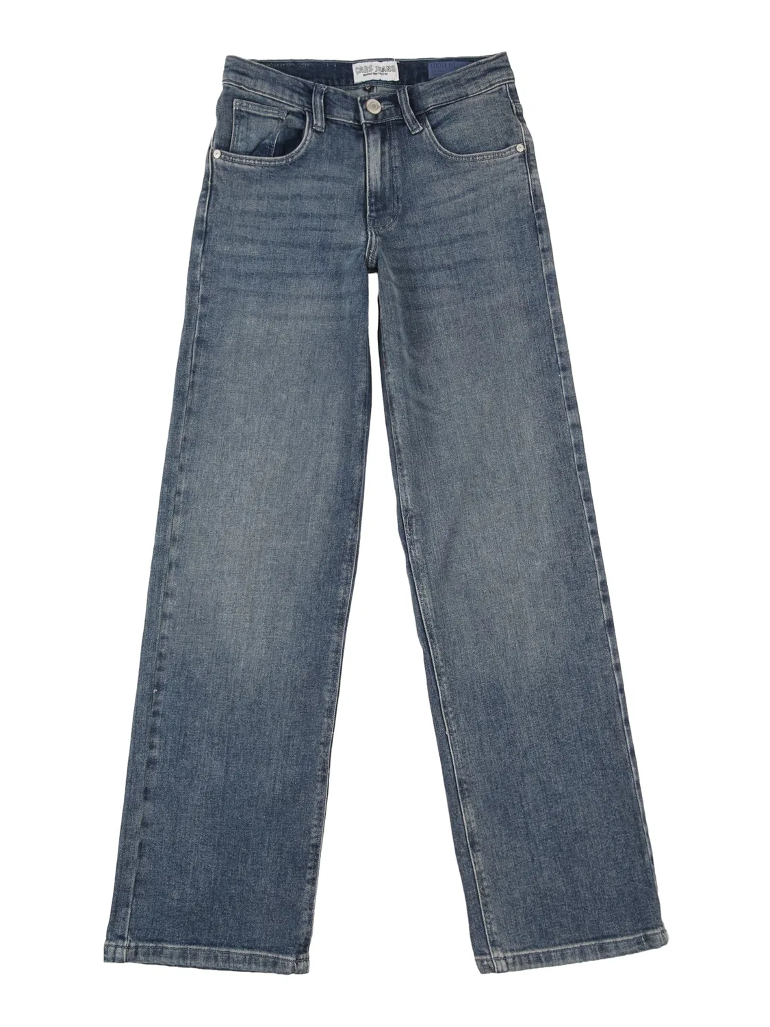 Джинсы Cars Jeans свободного кроя YARA из синей джинсовой ткани