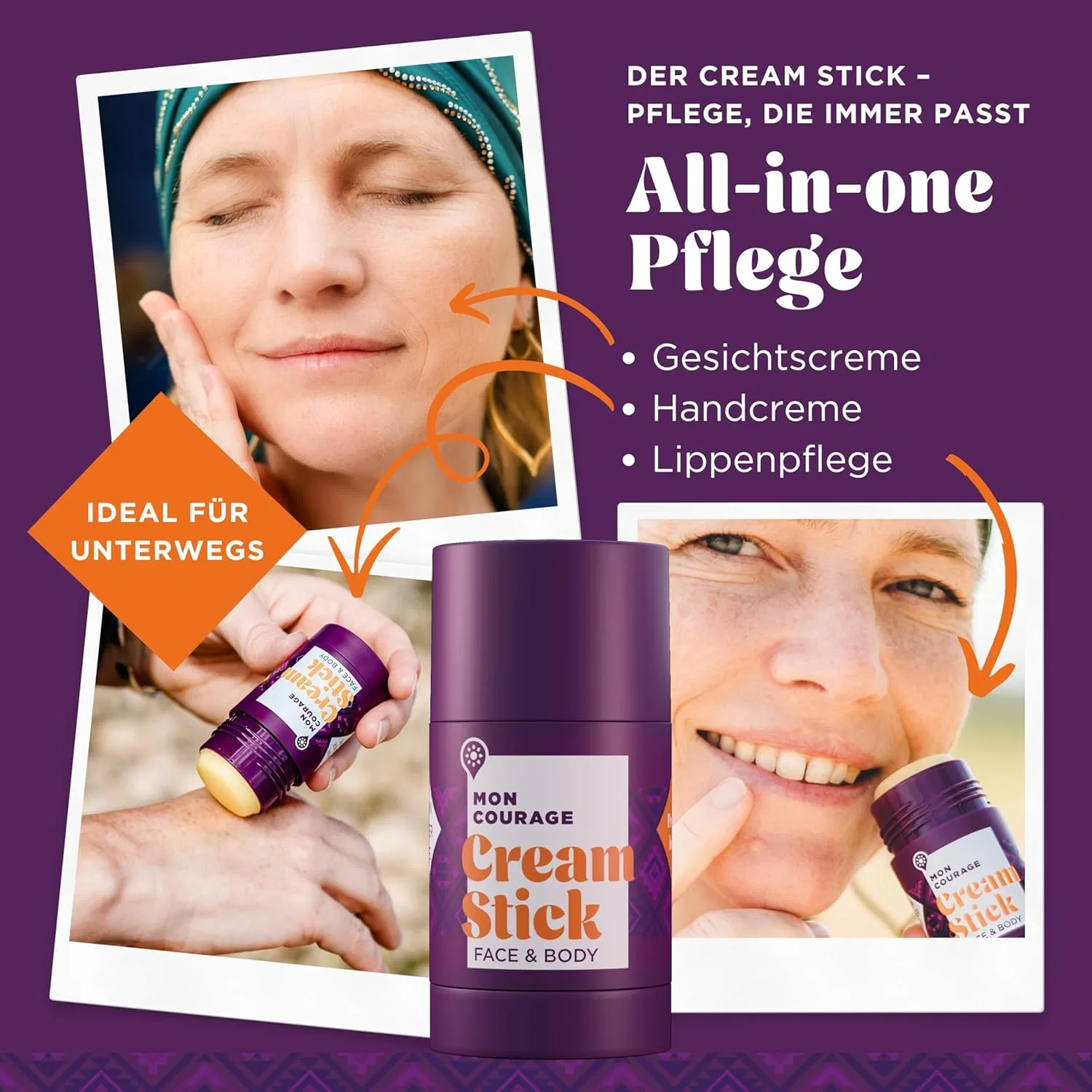 Набор стиков Protect & Care SPF30+ 3-в-1 Mon Courage — фото 4