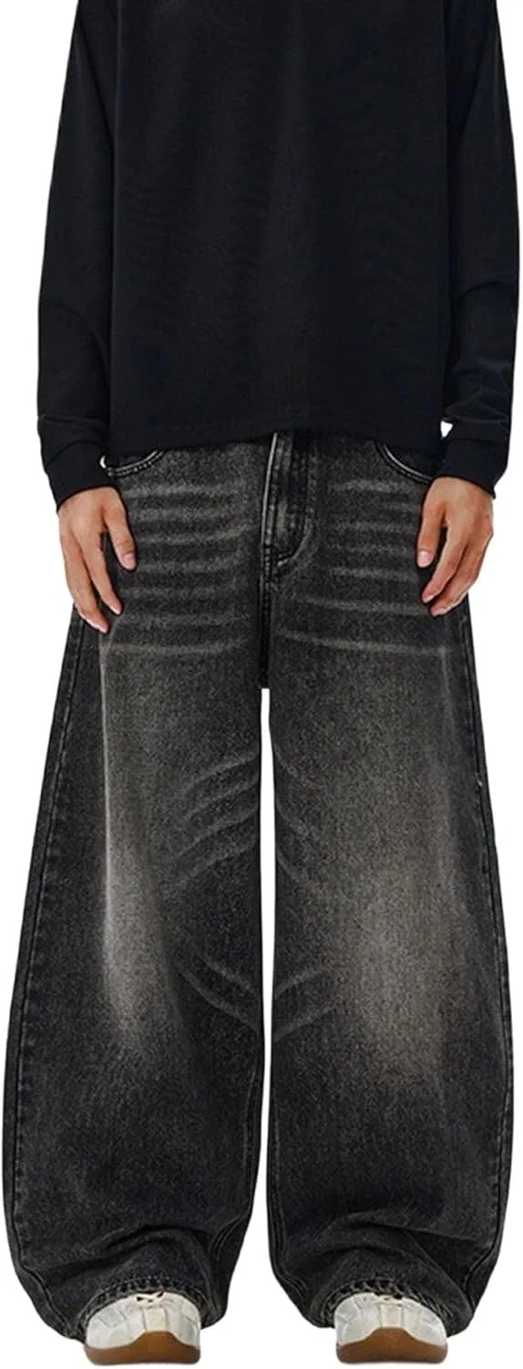 Джинсы зауженные классические, цвет Black Grey 2